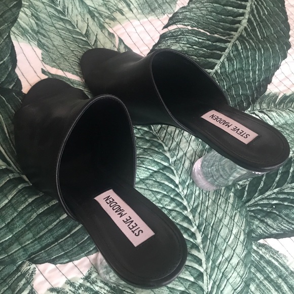 Steve Madden Clear- Heeled Sandals - Picture 3 of 3